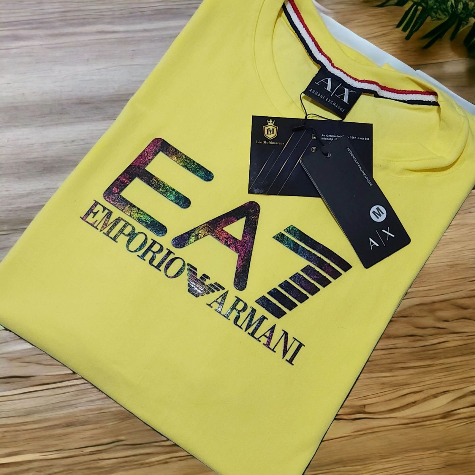 Camisa Emporio Armani Exchange M Peruana 40.1 com Elastano