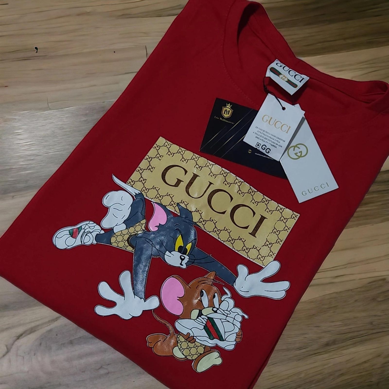Camisa Gucci GG Peruana 40.1 com Elastano