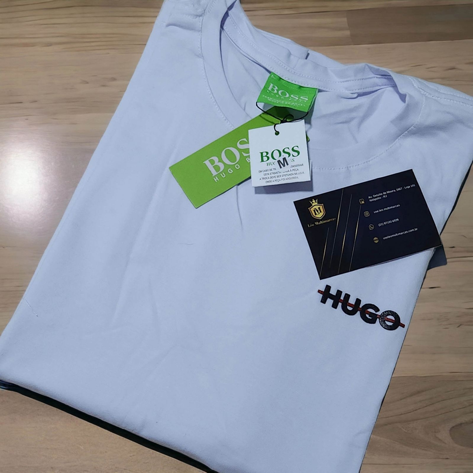 Camisa Hugo Boss M Peruana 40.1 com Elastano
