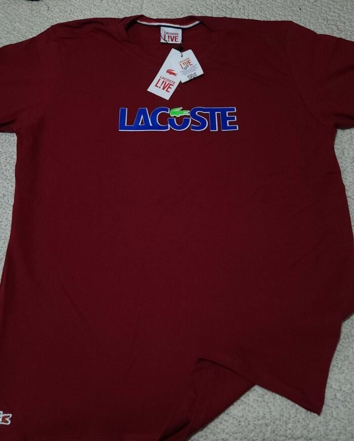 Camisa Lacoste GG Peruana 40.1 com Elastano