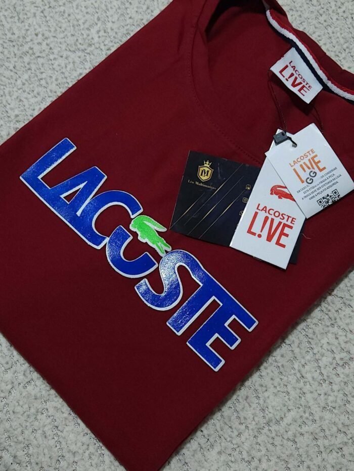 Camisa Lacoste GG Peruana 40.1 com Elastano