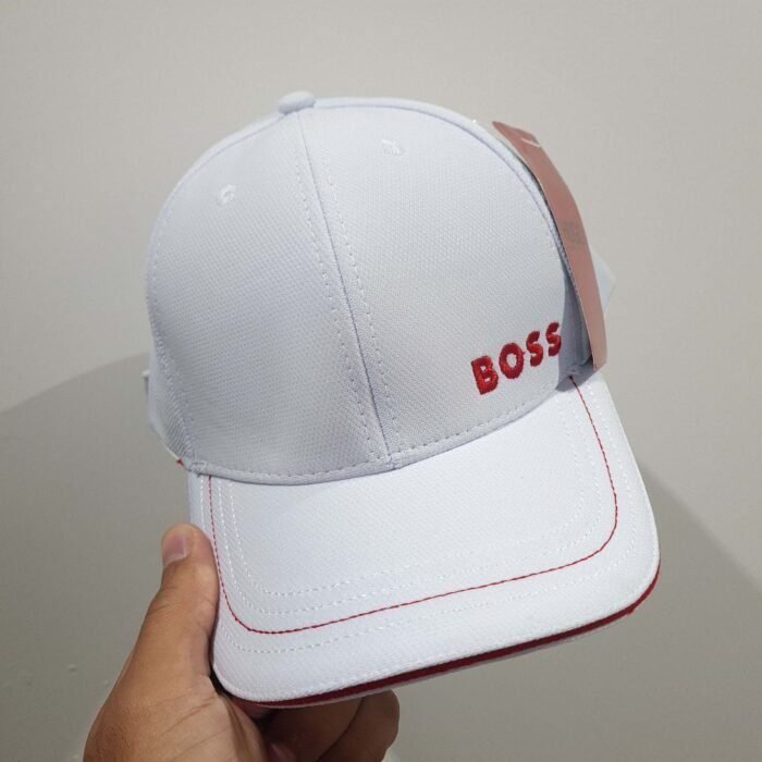 Bone Hugo Boss Branco 8