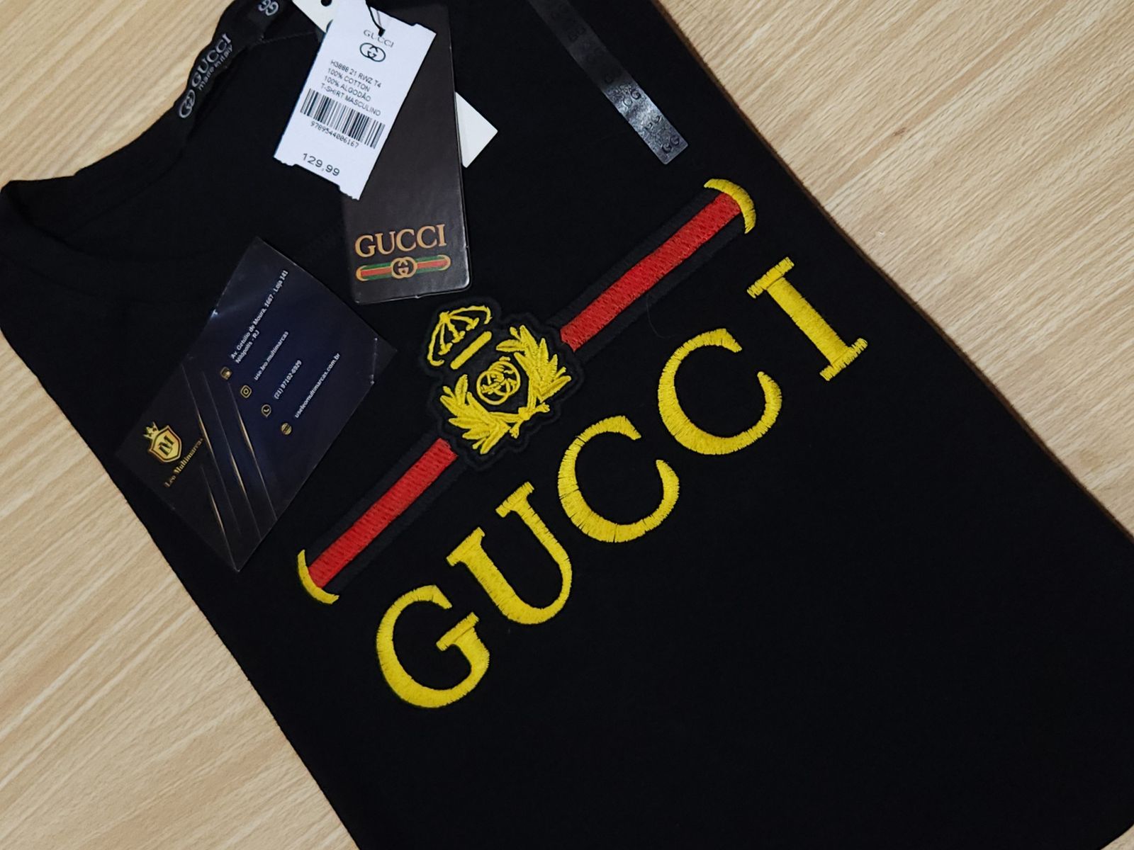 Camisa Gucci Gg Peruana 401 Com Elastano 4